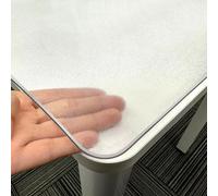 Clear Frosted Dining Table Protector,30x40cm Coffee Table Table Cover, Waterproof Scratch Resistant PVC Dining Table Cloth,2mm Thick Durable Tablecloth for Desk,Rectangle