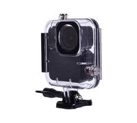 Clear Full Cover Action Camera Housing with Front Lens Window, Bottom Release Mount and Side Button Access for Diving and Water Sports Use Action Camera Waterproof Housing Dive Case Underwater