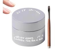 Clear Gel Nail Polish - Smooth High Gloss Gels Nail Glue for Fast Drying, Long Lasting Flexible Shine with Easy Application, Non Yellowing for Home Family Salon Use 1.18x1.38 Inches