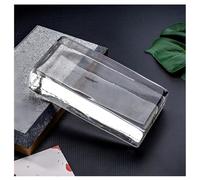 Clear Glass Block - Rectangular Crystal Bricks for Sound, Light, and Thermal Insulation, Ideal for Room Partitions and Decorative Use, Size 200x100x50mm