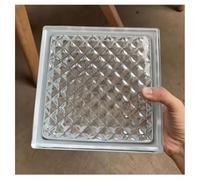 Clear Glass Blocks for Office Partitions190x190x80mm Rectangular Crystal Bricks for Modern Interior Design Privacy Solutions Creative Room Dividers and Stylish Space Decoration