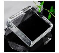 Clear Glass Blocks for Thermal Insulation and Soundproofing, Rectangular Solid Glass Bricks 150x150x50mm for Room Divider & Architectural Decoration