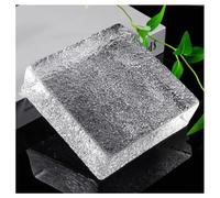 Clear Glass Blocks for Thermal Insulation and Soundproofing, Rectangular Solid Glass Bricks 150x150x50mm for Room Divider & Architectural Decoration