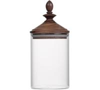 Clear Glass Coffee Beans Jar, High Borosilicate Seal Cover, Kitchen Spice Jar Coffee Bean Nut Coffee Powder Loose Tea,550ml 20cm Tall
