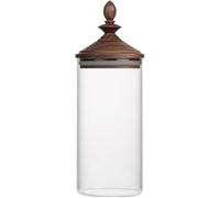 Clear Glass Coffee Beans Jar, High Borosilicate Seal Cover, Kitchen Spice Jar Coffee Bean Nut Coffee Powder Loose Tea,800ml 25cm Tall