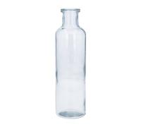 Clear Glass Slim Bottle Vase, Gisela Graham