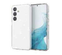 Clear Glitter Case for Samsung Galaxy S24 Plus Case Soft Bumper Anti-Scratch Transparent Sparkle Cover for Women Girls Bling TPU Silicone Shockproof Case for Samsung Galaxy S24 Plus Transparent
