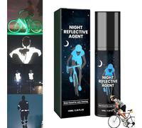 Clear Glow in The Dark Spray Paint, Reflective Spray Paint Outdoor Waterproof, Glow in The Dark Paint, Glow in The Dark Acrylic Paint, Reflective Paint for Bike (Blue)