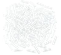 Clear Glow Stick Connectors with Direct Insert Connection | 100-Piece Connector Supply, Open-Ended Insert Structure, Decorative Glow Outlines for Nighttime Party Setups