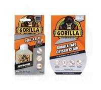 Clear Gorilla Glue 50Ml + Crystal Clear Tape 48mm X 8.2M
