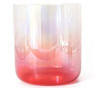 Clear Gradient Red Singing Bowl, 6 Inch 432HZ Meditation Prop, Suitable For Beginners And Professionals, With Percussion Sticks, Relieves Fatigue And Anxiety(G Note)