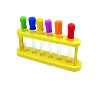 Clear Graduated Tubes Experiment Set Shatterproof ABS Dropper Pipettes with Scales for School Lab Liquid Transfer Portable Set