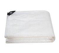 Clear Greenhouse Heavy Duty tarp 14 Mil Clear Waterproof Cover,UV Resistant Poly Tarp with Grommets 8x6ft Superior Strength,for Gardening, Farming, Nursery, Garden
