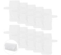 Clear Grid Plastic Canvas Sheets for DIY Handbag Design, Cross Stitch and Needlepoint Projects, 10 Pack Transparent Craft Inserts for Bags