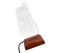Clear Guitar Pick Stand Box With Base Holder Display Case Acrylic Easel Guitar Pick Stand