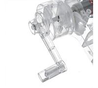 Clear Hand Crank Manual Crank Generator Model Electronic Mechanical Power Physics Experiment Student Laboratory Experiment Equipment Manual Science Experiment Chemistry Physical Natural Sciences St