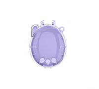 Clear Hard Shell Cover For Tamagotchi Connection, Transparent PC Drop-Proof Protective Cover, Carrying Storage Case For Tamagotchi Connection Accessories, Pet Console Protective Skin(Purple)