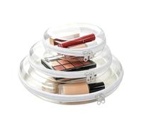 Clear Hard Shell Zipper Case | Compact Transparent Zipper Storage | Cosmetic Bag | for Camping Beach Car Luggage Home Skincare Diaper Toy Snack Mom Kids