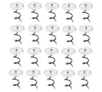 Clear Heads Twist Pins for Upholstery, Slipcovers and Bedskirts, 100