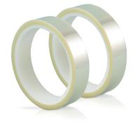 Clear Heat Tape, High Resistant Temperature Tape, 2 Pieces 108 ft Heat Proof Tape, Vinyl Heat Transfer Resistant Press Tape for Electronics Printing Circuit Board Heat Transfer Vinyl DIY Crafts