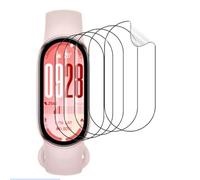 Clear Hydrogel Film Screen Protector 5pcs for Xiaomi Smart Band 10 / Mi Band 10 NFC 1.72“Smart Watch Flexible HD TPU Protective Film Ultra-thin Self-Healing Anti scratch Explosion-proof