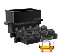 Clear Ice Ball Maker for Whiskey: FDDBI Circle Ice Cube Tray Make 2Inch Ice Sphere - Clear Ice Cube Maker for Old Fashioned Bourbon Whisky