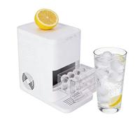 Clear Ice Ball Maker Machine, Countertop Sphere Ice Machine, 2 Pcs in 50 Mins, 55 Pcs/Day, 1.2L Tank, Auto Cleaning