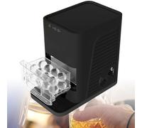 Clear Ice Ball Maker with Automatic Water Supply and Self-Cleaning Feature, Countertop Ice Cube Maker for Whiskey and Bourbon