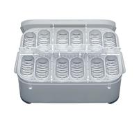 Clear Incubator Tray - 12 Grid Snake Egg Hatching Holder, Portable Reptile Egg Incubator | Multifunctional Breeding Equipment For Small Reptiles, Eggs Monitoring, Controlled Environment Hatching