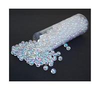 Clear Iridescent Loose Bead Tube 10mm Approx 450 Beads
