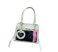 Clear Itabag Student School Bag PU Leather Shoulder Japanese Styles Crossbody Uniform Handbag for Pin Display Large Capacity Itabag
