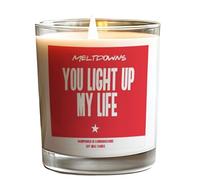 Clear Jar Vanilla Scented Candle - You Light Up My Life | 30cl Soy Wax Candle with Cotton Wick, Romantic Home Décor