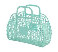 Clear Jelly Tote - Large Capacity Beach Purse, Reusable PVC Bag | Multipurpose Carryall for Easter Basket Gift and Outdoor Activities