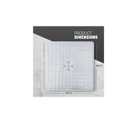 (Clear) KEPLIN Premium Non-Slip Shower Mat