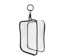Clear Keychain Bag - Mini Doll Blind | Portable PVC Small Doll Bags | Clear DisplayBag with Keychains | Square Model Figure Display Key ChainBag | Hanging Key Chain for Small Figures, Toys