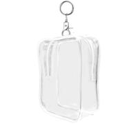 Clear Keychain Bag - Mini Doll Blind | Portable PVC Small Doll Bags | Clear DisplayBag with Keychains | Square Model Figure Display Key ChainBag | Hanging Key Chain for Small Figures, Toys