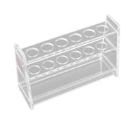 Clear Lab Tube Holder Bracket Holder Stand Desktop Test Rack Stand Display Acrylic Shelf