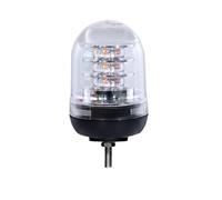 Clear Lens Amber Led Flashing Warning Beacon Light For Kelsa Bar Van Truck Top