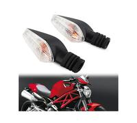 (Clear lens) Motorcycle Turning Blinker Lamp Turn Signal Indicator Light For DUCATI