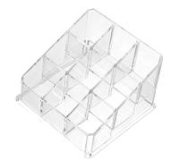 Clear Lipstick Holder Organizer,Desktop Lipstick Organizers for Lipstick Organization and Storage |Acrylic Lipstick Lipgloss Holders Display Case for Lip Gloss, Lip Stick Tubes, 9, 24, 36, 40 Grids
