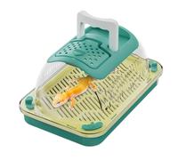 Clear Lizard Terrarium - Portable Reptile Breeder Box, Multipurpose Habitat Enclosure, Secure Travel Carrier | Gecko Chameleon Tree Frog Pet Lizard Habitat Feeding Observation Containery