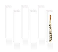 Clear Long Self Sealing Cellophane Bags - 2x10" 300pcs Reusable Cello Bags 50µm OPP Poly Packaging for Pretzel, Candle, Candy & Jewelry