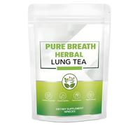 Clear Lungs,Natural 14-Count Lung Health Tea - Health Supplements for Daily Mucus Cough Throat Smokers Wellness Women Men Family Offices Grandma Dad Mom