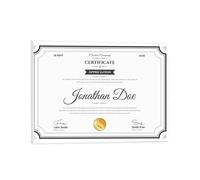 Clear Magnetic Sign Holder - A4 Display Frame Poster Holder | Acrylic Magnetic Frame for Awards Certificates, Family Photos Office Home Classroom, Loading, Wall Mountable