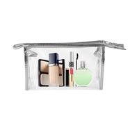 Clear Make Up Bag - Waterproof Cosmetic Organiser, Tool Storage | Portable Zip Case for Travel, Compact Make-Up Organiser, Comfortable Storage Bag Cosmetics, silver, see description, See description