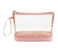 Clear Makeup Bag, Clear Travel Toiletry Bag, Travel Bag, Makeup Bags, Waterproof Makeup Storage Organiser, Large Capacity Toiletry Bag, Makeup Case, pink, see description, See description