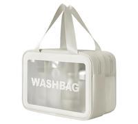 Clear Makeup Bag Handheld Cosmetic Bag Large Capacity Toiletry Bag Skincare Storage Bag Travel Wash Bag for Woman Cosmetic Bag Large Capacity Toiletry Bag Handheld Makeup Bag Skincare Organiser