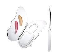 Clear Makeup Palette, Makeup Artist Foundation Palette | Makeup Palette Acrylic Multipurpose Foundation Palette | Portable Makeup Palette, Foundation Mixing Palette for Makeup Artists, Beginners