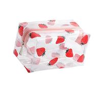 Clear Makeup Pouches Ravel Friendly Waterproof Cosmetic Bag Toiletry Case Storage Holder for Women and Girls Large Capacity Toiletry Bag