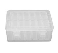 Clear Makeup Puff Storage Box Set 14 Small Boxes Sealing Cover DIY Crafts Beads
